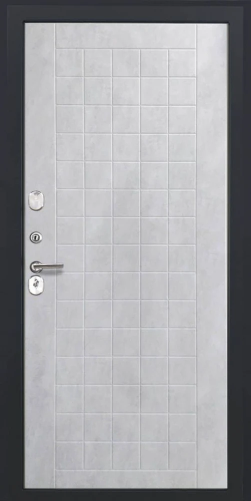 Входная дверь ДвериПРО L-Термо серебро ФЛ-256 (10мм, бетон снежный) DPRO197930 внутренняя сторона