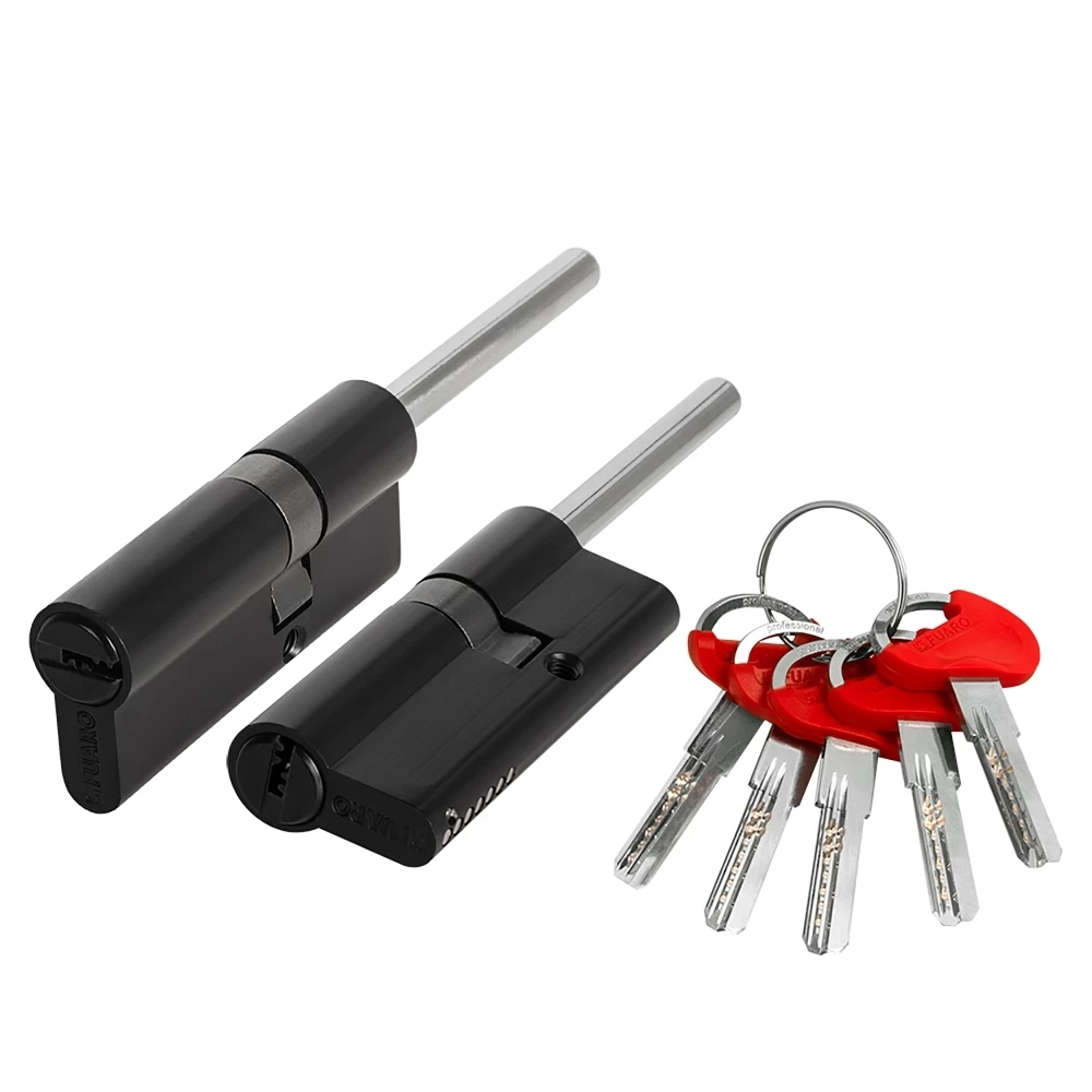 Фото Цилиндровый механизм D-PRO5007 Tang 75 w/k (40+10+25) BL-24 черный 5Key без верт.