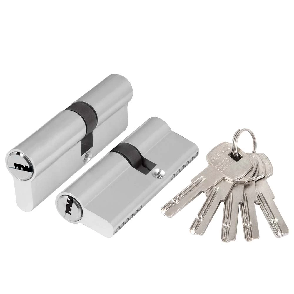 Фото Цилиндровый механизм (AZ200/90) AZ2000Key90 (35+10+45) CP хром