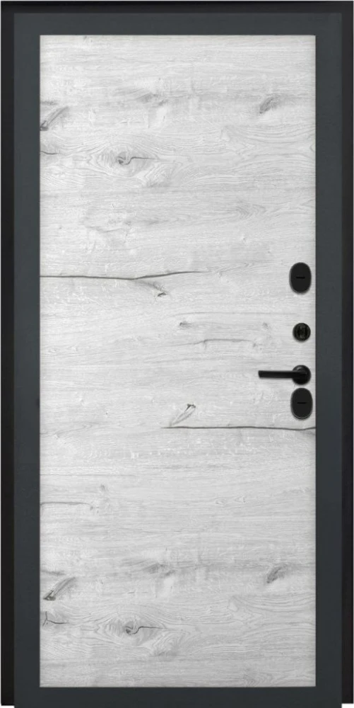 Входная дверь ДвериПРО Модель L-46 Без фрезеровки Дуб арктик горизонт DPRO200475 внутренняя сторона