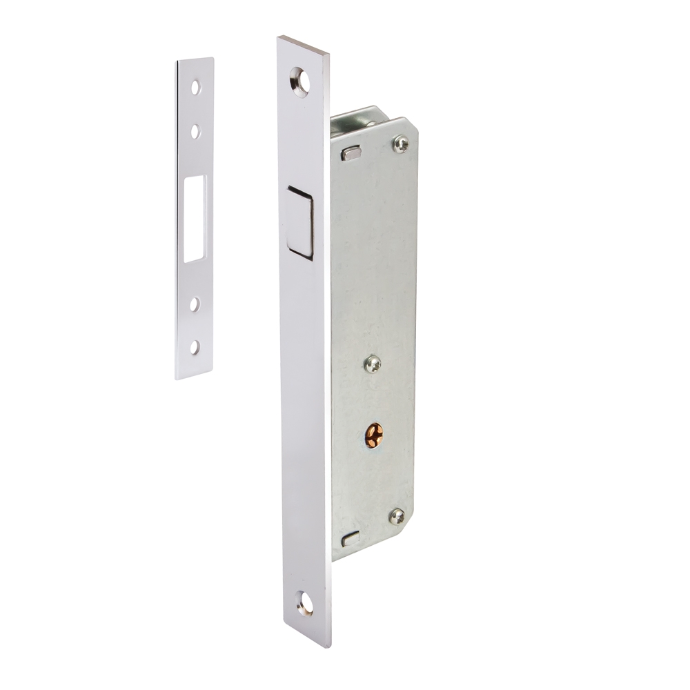 Фото Замок врезной крестообразный узкопрофильный METLR-201F (LR-201F) 3key CP хром