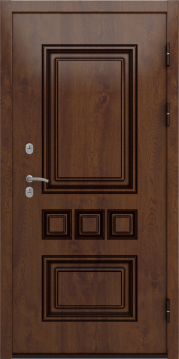 Входная дверь Аура ФЛЗ-603 Бетон снежный внешняя сторона