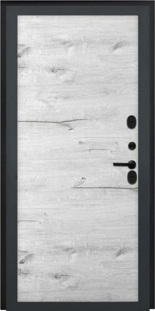 Входная дверь ДвериПРО L-45 Без фрезеровки Дуб арктик горизонт DPRO198242 внутренняя сторона