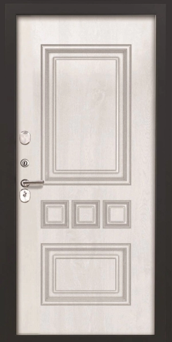 Входная дверь Квадро фл-608 винорит white внутренняя сторона